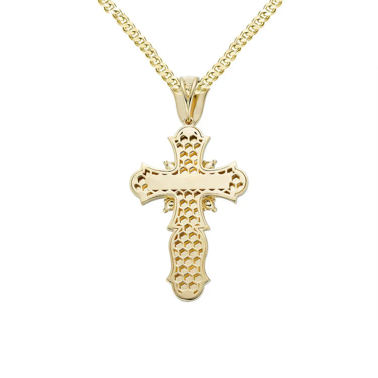 Tonglin Vintage Cross Pendant Necklace Men's Gold Jewelry - Wholesale Pendant