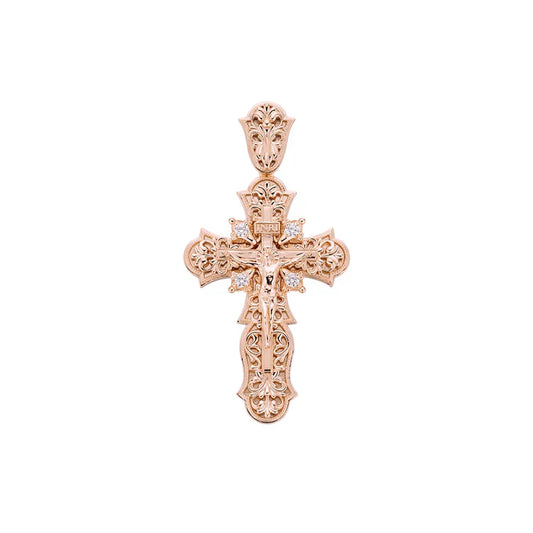 Tonglin Vintage Cross Pendant Necklace  Men's Gold Jewelry - Wholesale Pendant